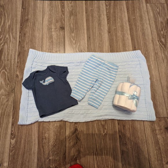 [KIDS 2/$40] EUC Baby Boy (NB) - CARTER'S BUNDLE: 4 items - Picture 2 of 6